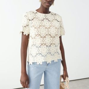 & Other Stories Crochet Top S